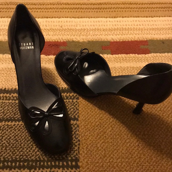 Stuart Weitzman Shoes - Stuart Weitzman Black Heels Pumps, Size 7.5